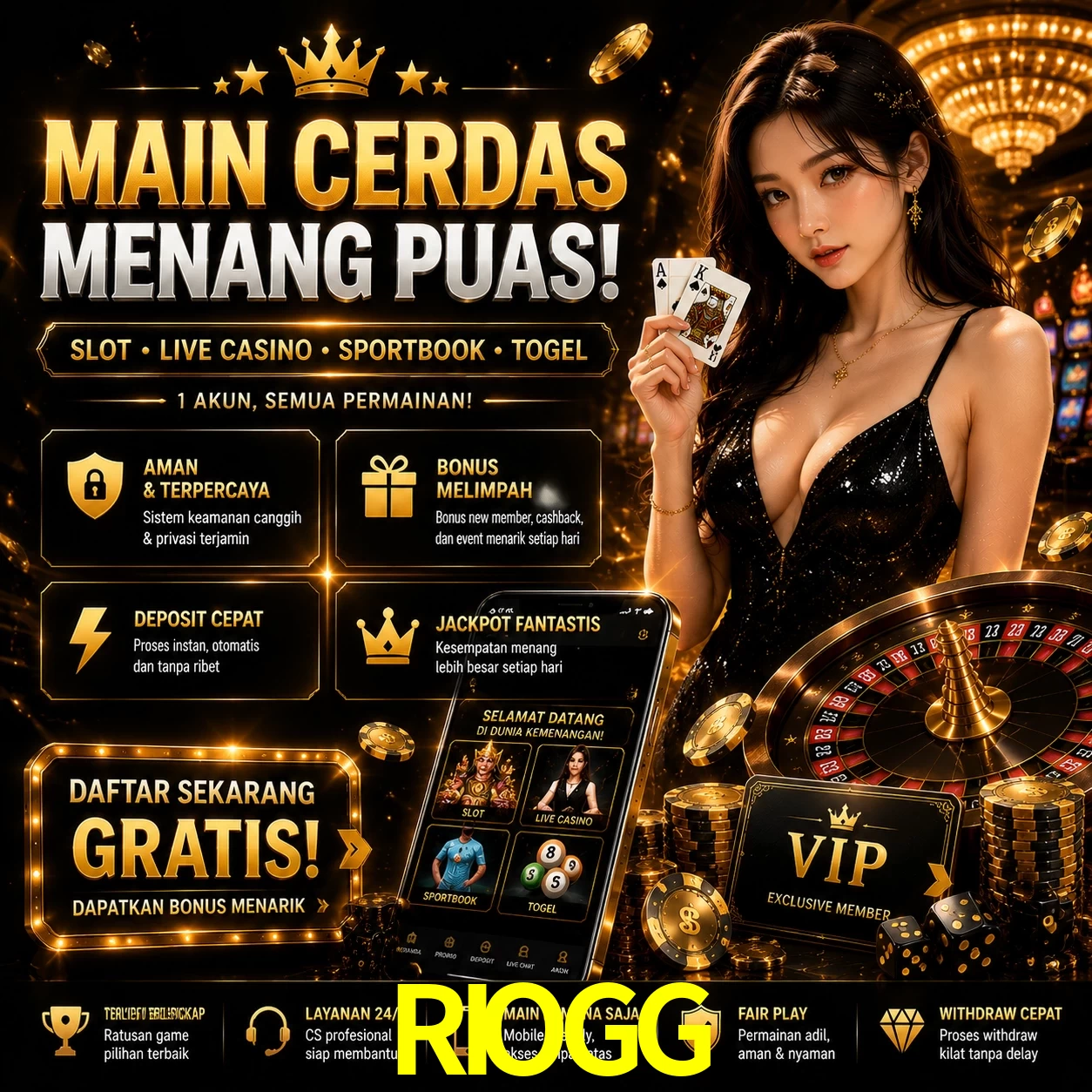 Slots no app RIOGG mobile