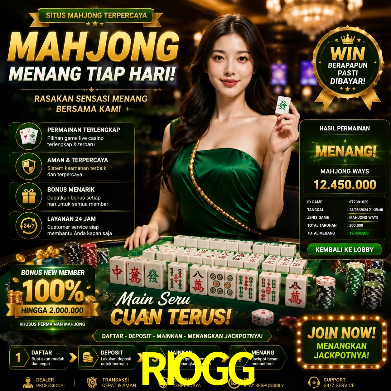 Cashback VIP RIOGG - reembolso semanal